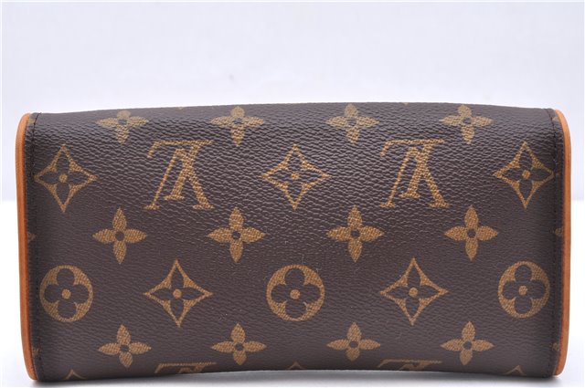 Authentic Louis Vuitton Monogram Pochette Twin PM Shoulder Bag M51854 LV 0027E