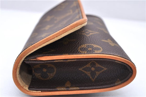 Authentic Louis Vuitton Monogram Pochette Twin PM Shoulder Bag M51854 LV 0027E