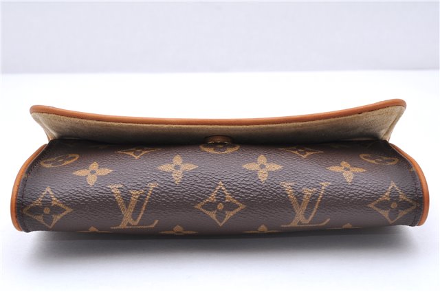 Authentic Louis Vuitton Monogram Pochette Twin PM Shoulder Bag M51854 LV 0027E