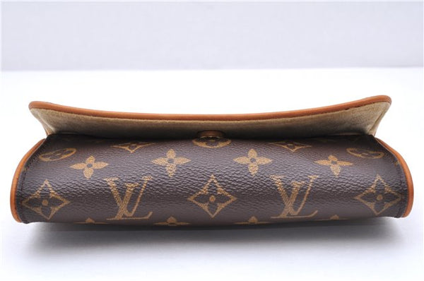 Authentic Louis Vuitton Monogram Pochette Twin PM Shoulder Bag M51854 LV 0027E