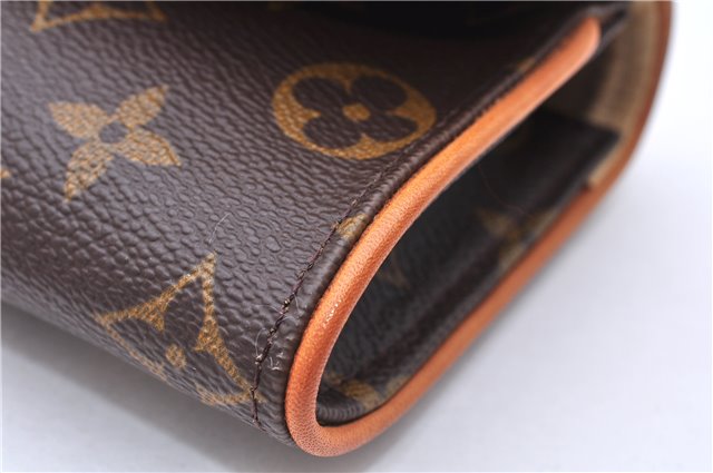 Authentic Louis Vuitton Monogram Pochette Twin PM Shoulder Bag M51854 LV 0027E