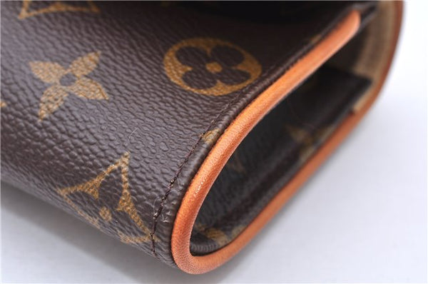 Authentic Louis Vuitton Monogram Pochette Twin PM Shoulder Bag M51854 LV 0027E
