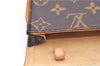 Authentic Louis Vuitton Monogram Pochette Twin PM Shoulder Bag M51854 LV 0027E