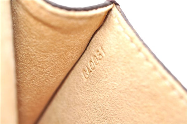 Authentic Louis Vuitton Monogram Pochette Twin PM Shoulder Bag M51854 LV 0027E