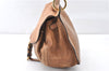 Authentic MIU MIU Vintage Leather 2Way Shoulder Hand Bag Purse Brown 0027G