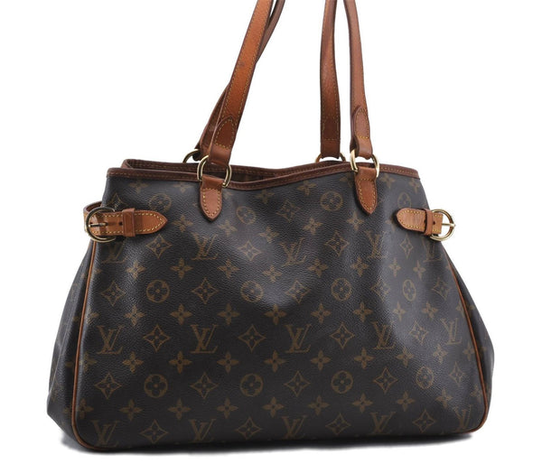 Authentic Louis Vuitton Monogram Batignolles Horizontal Tote Bag M51154 LV 0028D