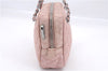 Authentic PRADA Quilting Nylon Leather 2Way Hand Shoulder Bag Purse Pink 0028E