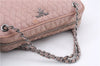 Authentic PRADA Quilting Nylon Leather 2Way Hand Shoulder Bag Purse Pink 0028E