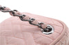 Authentic PRADA Quilting Nylon Leather 2Way Hand Shoulder Bag Purse Pink 0028E
