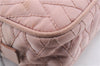 Authentic PRADA Quilting Nylon Leather 2Way Hand Shoulder Bag Purse Pink 0028E