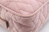 Authentic PRADA Quilting Nylon Leather 2Way Hand Shoulder Bag Purse Pink 0028E