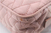 Authentic PRADA Quilting Nylon Leather 2Way Hand Shoulder Bag Purse Pink 0028E