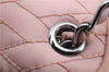 Authentic PRADA Quilting Nylon Leather 2Way Hand Shoulder Bag Purse Pink 0028E