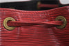 Authentic Louis Vuitton Epi Noe Red Shoulder Bag M44007 LV 0030D