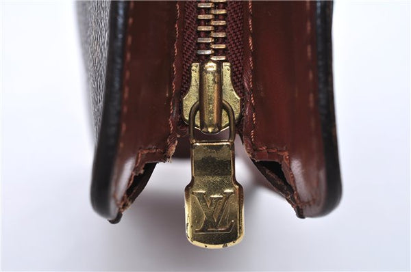 Authentic Louis Vuitton Monogram Pochette Homme Clutch Hand Bag M51795 LV 0030E