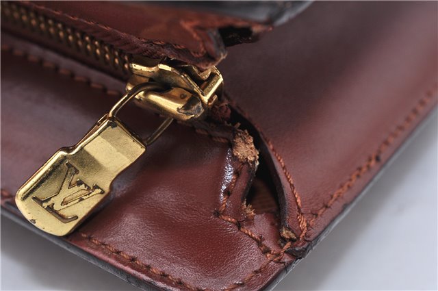 Authentic Louis Vuitton Monogram Pochette Homme Clutch Hand Bag M51795 LV 0030E