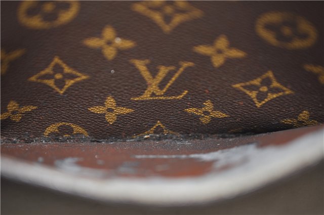 Authentic Louis Vuitton Monogram Pochette Homme Clutch Hand Bag M51795 LV 0030E