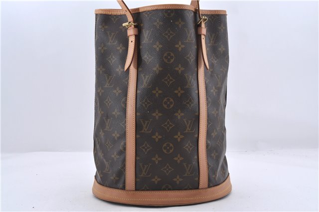 Authentic Louis Vuitton Monogram Bucket GM Shoulder Bag M42236 LV 0031D