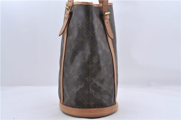 Authentic Louis Vuitton Monogram Bucket GM Shoulder Bag M42236 LV 0031D