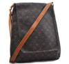 Authentic Louis Vuitton Monogram Musette Shoulder Cross Body Bag M51256 LV 0032D