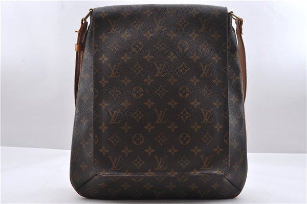 Authentic Louis Vuitton Monogram Musette Shoulder Cross Body Bag M51256 LV 0032D