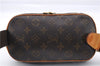 Authentic Louis Vuitton Monogram Pochette Gange Waist bag M51870 LV 0032E