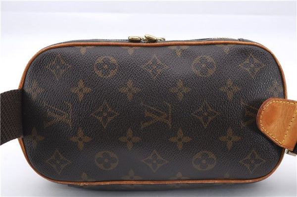 Authentic Louis Vuitton Monogram Pochette Gange Waist bag M51870 LV 0032E