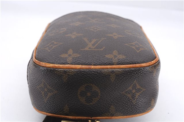 Authentic Louis Vuitton Monogram Pochette Gange Waist bag M51870 LV 0032E