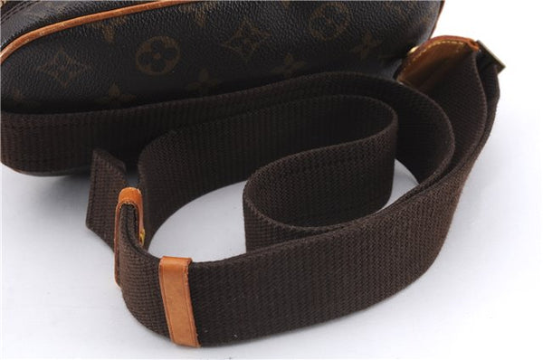 Authentic Louis Vuitton Monogram Pochette Gange Waist bag M51870 LV 0032E