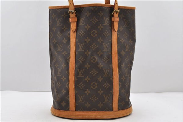 Authentic Louis Vuitton Monogram Bucket GM Shoulder Bag Old Model LV 0033D