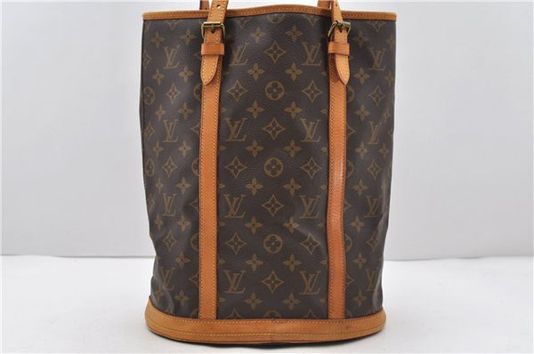 Authentic Louis Vuitton Monogram Bucket GM Shoulder Bag Old Model LV 0033D