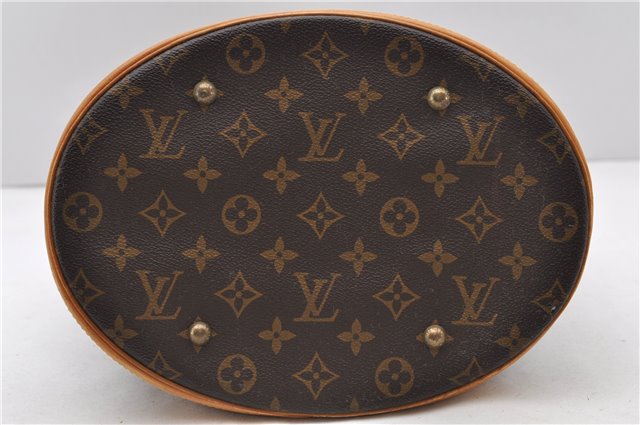 Authentic Louis Vuitton Monogram Bucket GM Shoulder Bag Old Model LV 0033D