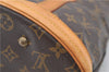 Authentic Louis Vuitton Monogram Bucket GM Shoulder Bag Old Model LV 0033D