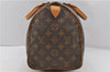 Authentic Louis Vuitton Monogram Speedy 30 Hand Bag M41526 LV 0034D