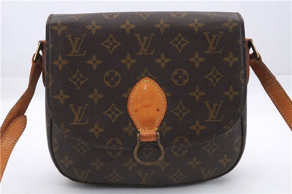 Auth Louis Vuitton Monogram Saint Cloud GM Shoulder Cross Bag M51242 LV 0034E
