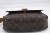 Auth Louis Vuitton Monogram Saint Cloud GM Shoulder Cross Bag M51242 LV 0034E