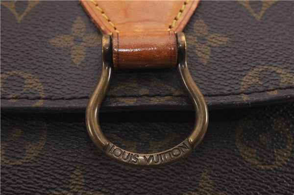 Auth Louis Vuitton Monogram Saint Cloud GM Shoulder Cross Bag M51242 LV 0034E