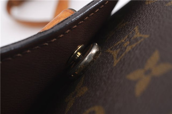 Auth Louis Vuitton Monogram Saint Cloud GM Shoulder Cross Bag M51242 LV 0034E