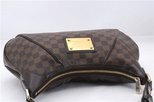 Authentic Louis Vuitton Damier Thames GM Shoulder Bag N48181 LV 0036E