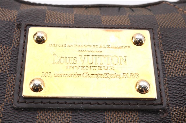 Authentic Louis Vuitton Damier Thames GM Shoulder Bag N48181 LV 0036E