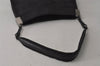 Authentic GUCCI Micro GG Nylon Leather Shoulder Hand Bag 0050846 Black 0039I