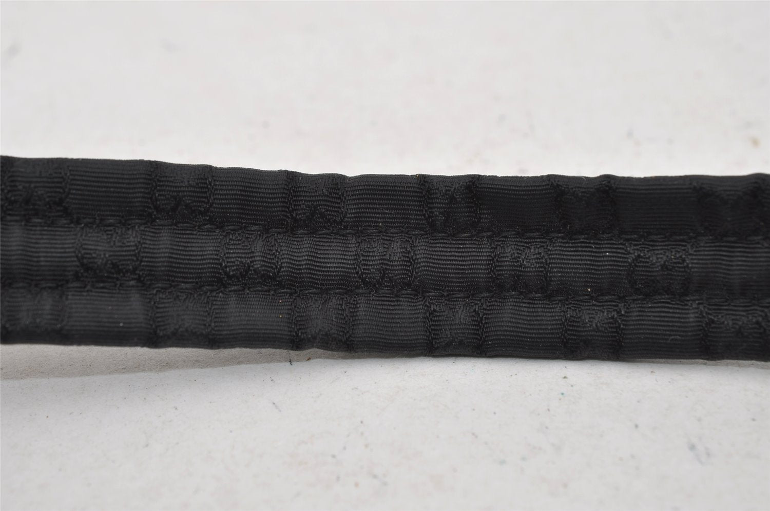 Authentic GUCCI Micro GG Nylon Leather Shoulder Hand Bag 0050846 Black 0039I