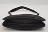 Authentic GUCCI Micro GG Nylon Leather Shoulder Hand Bag 0050846 Black 0039I