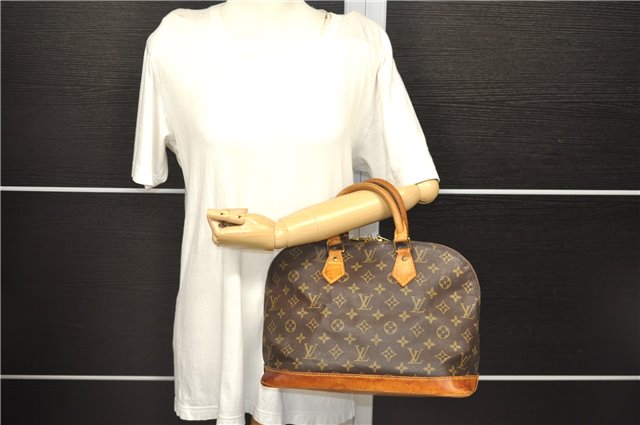 Authentic Louis Vuitton Monogram Alma Hand Bag M51130 LV 0040D