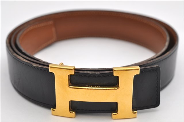 Authentic HERMES Constance Ladies Leather Belt Size 95cm 37.4