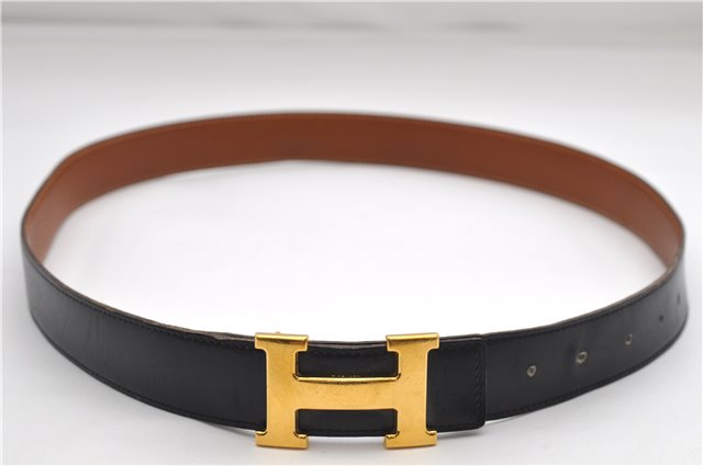 Authentic HERMES Constance Ladies Leather Belt Size 95cm 37.4