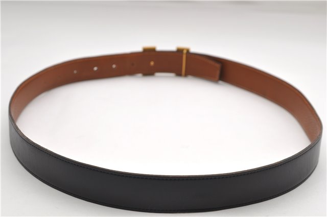 Authentic HERMES Constance Ladies Leather Belt Size 95cm 37.4