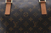 Authentic Louis Vuitton Monogram Cabas Mezzo Tote Bag M51151 LV 0041D