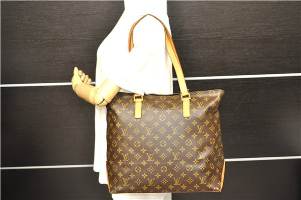 Authentic Louis Vuitton Monogram Cabas Mezzo Tote Bag M51151 LV 0041D