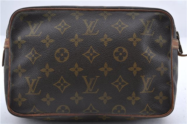 Auth Louis Vuitton Monogram Compiegne 23 Clutch Hand Bag Purse M51847 LV 0042D